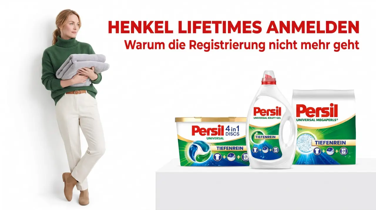 Henkel Lifetimes anmelden – warum es nicht mehr geht