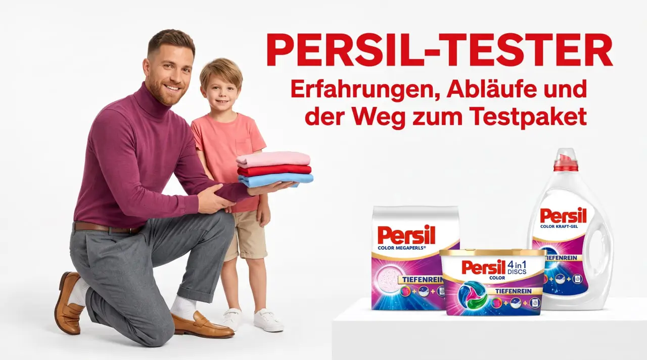 Persil-Tester – Erfahrungen und Abläufe beim Testen von Persil-Produkten